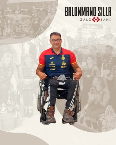 Wheelchair Parla handball team